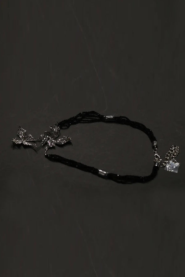 YVMINxDIDU Liquefied Metal Butterfly Necklace 21727
